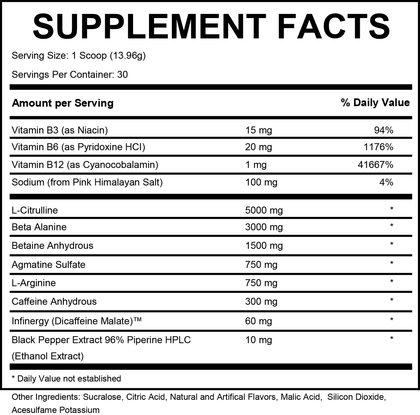 Yang Pre-Workout: Tiger's Blood