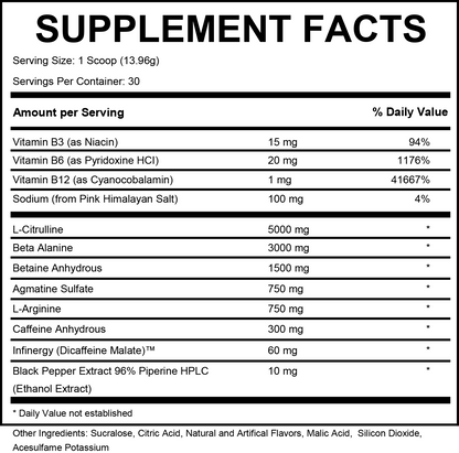 Yang Pre-Workout: Tiger's Blood